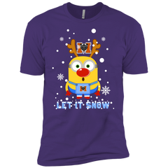 Minion Mercer Bears Ugly Christmas Sweaters Let It Snow Men's Sleeve Shirt - The White Eagles