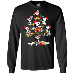 Christmas Is Coming Snoopy The Peanuts Movies Santa Claus Ugly Christmas Sweater LS Cotton T-Shirt - The White Eagles