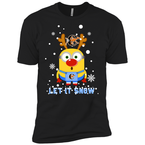 Minion Campbell Fighting Camels Ugly Christmas Sweaters Let It Snow Men's Sleeve Shirt - The White Eagles