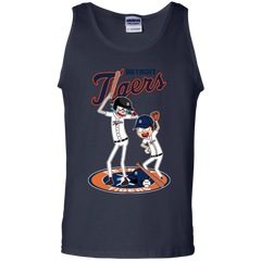 Detroit Tigers Baseball Rick And Morty Tank Top - The White Eagles