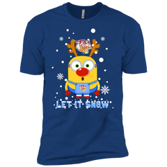 Minion Bethune-cookman Wildcats Ugly Christmas Sweaters Let It Snow Men's Sleeve Shirt - The White Eagles