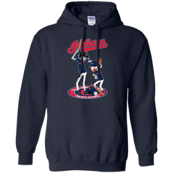 Cleveland Indians Baseball Rick And Morty Hoodie - The White Eagles