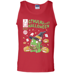 Cthulhu Likes Halloween Shirt Tank Top - The White Eagles