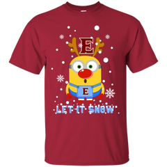 Minion Elon Phoenix Ugly Christmas Sweaters Let It Snow Cotton T-Shirt - The White Eagles