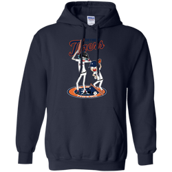 Detroit Tigers Baseball Rick And Morty Hoodie - The White Eagles