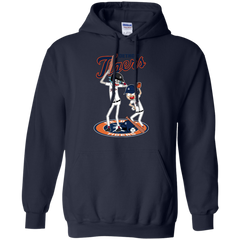 Detroit Tigers Baseball Rick And Morty Hoodie - The White Eagles
