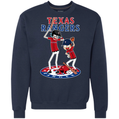 Texas Rangers Baseball Rick And Morty Sweatshirt - The White Eagles