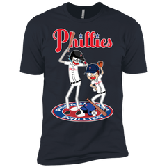Philadelphia Phillies Baseball Rick And Morty Men's Sleeve Shirt - The White Eagles