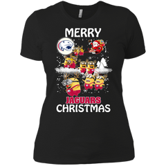 South Alabama Jaguars Ugly Christmas Sweaters Minions Santa Claus Merry Christmas Ladies' Shirt - The White Eagles