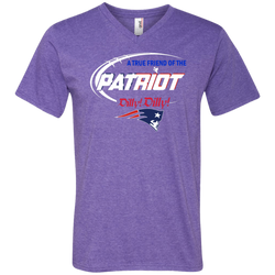 Dilly Dilly Patriots A True Friend Of The Patriots Men's V-Neck T-Shirt - The White Eagles