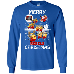 Christmas Sweaters Minions Santa Claus Merry Christmas LS Cotton T-Shirt - The White Eagles