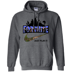 Fortnite Just Play It Nike Logo Hoodie - The White Eagles