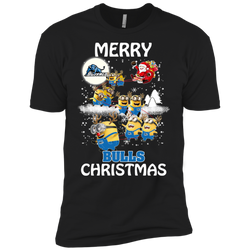Buffalo Bulls Ugly Christmas Sweaters Minions Santa Claus Merry Christmas Men's Sleeve Shirt - The White Eagles