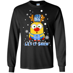 Minion Hampton Pirates Ugly Christmas Sweaters Let It Snow LS Cotton T-Shirt - The White Eagles