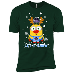 Minion Central Arkansas Bears Ugly Christmas Sweaters Let It Snow Men's Sleeve Shirt - The White Eagles