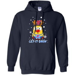 Minion Austin Peay Governors Ugly Christmas Sweaters Let It Snow Hoodie - The White Eagles