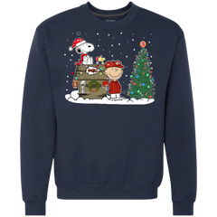 Kansas City Chiefs Snoopy The Peanuts Ugly Christmas Sweater  Super Bowl Sweatshirt - The White Eagles