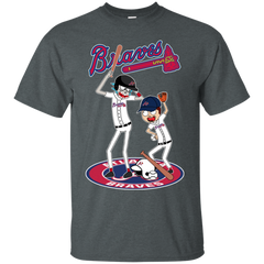 Atlanta Braves Baseball Rick And Morty Cotton T-Shirt - The White Eagles