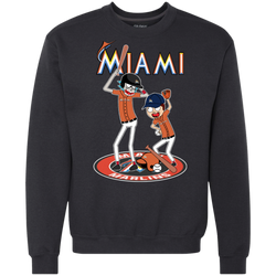 Miami Marlins Baseball Rick And Morty Sweatshirt - The White Eagles