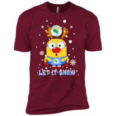 Minion Norfolk State Spartans Ugly Christmas Sweaters Let It Snow Men's Sleeve Shirt - The White Eagles