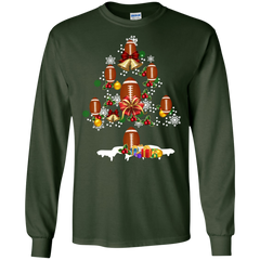 Christmas Is Coming Football Santa Claus Ugly Christmas Sweater LS Cotton T-Shirt - The White Eagles