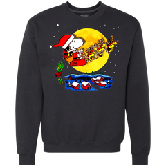 Snoopy Santa Claus Christmas The Peanuts Movie Sweatshirt - The White Eagles