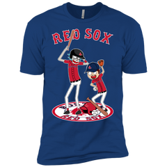 Boston Red Sox Baseball Rick And Morty Men's Sleeve Shirt - The White Eagles