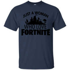Fortnite Just A Woman Who Loves Fortnite Cotton T-Shirt - The White Eagles
