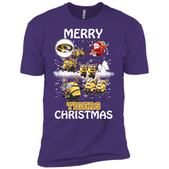 Missouri Tigers Ugly Christmas Sweaters Minions Santa Claus Merry Christmas Men's Sleeve Shirt - The White Eagles