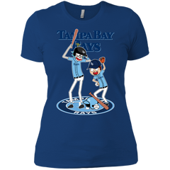 Tampa Bay Rays Baseball Rick And Morty Ladies' Shirt - The White Eagles
