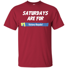 Fortnite Saturdays Are For Victory Royale Cotton T-Shirt - The White Eagles