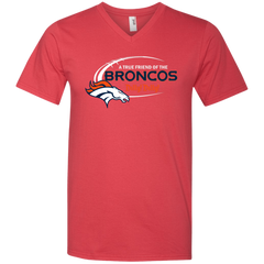Dilly Dilly Denver Broncos A True Friend Of The Broncos Men's V-Neck T-Shirt - The White Eagles