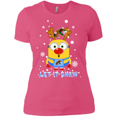 Minion Florida A&m Rattlers Ugly Christmas Sweaters Let It Snow Ladies' Shirt - The White Eagles