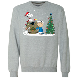 Carolina Panthers Snoopy The Peanuts Ugly Christmas Sweater  Super Bowl Sweatshirt - The White Eagles