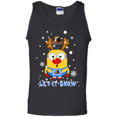 Minion Morgan State Bears Ugly Christmas Sweaters Let It Snow Tank Top - The White Eagles