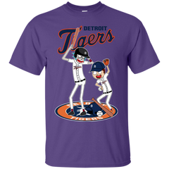 Detroit Tigers Baseball Rick And Morty Cotton T-Shirt - The White Eagles