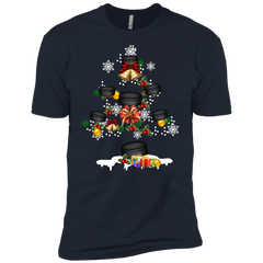 Christmas Is Coming Hockey Santa Claus Ugly Christmas Sweater Men's Sleeve Shirt - The White Eagles