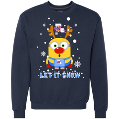 Minion Northwestern State Demons Ugly Christmas Sweaters Let It Snow Sweatshirt - The White Eagles