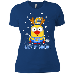Minion Chattanooga Mocs Ugly Christmas Sweaters Let It Snow Ladies' Shirt - The White Eagles