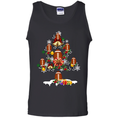 Christmas Is Coming Football Santa Claus Ugly Christmas Sweater Tank Top - The White Eagles