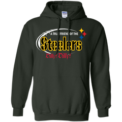Dilly Dilly Pittsburgh Steelers A True Friend Of The Steelers Hoodie - The White Eagles