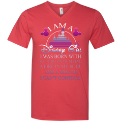 I Am A Disney Girl I Can't Control T-shirts Men's V-Neck T-Shirt - The White Eagles
