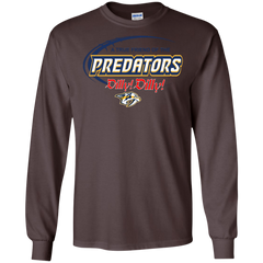 Dilly Dilly A True Friend Of The Nashville Predators LS Cotton T-Shirt - The White Eagles