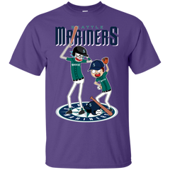 Seattle Mariners Baseball Rick And Morty Cotton T-Shirt - The White Eagles