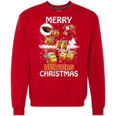 Oregon State Beavers Ugly Christmas Sweaters Minions Santa Claus Merry Christmas Sweatshirt - The White Eagles