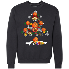 Christmas Is Coming Basketball Santa Claus Ugly Christmas Sweater Sweatshirt - The White Eagles