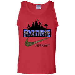 Fortnite Just Play It Nike Logo Tank Top - The White Eagles