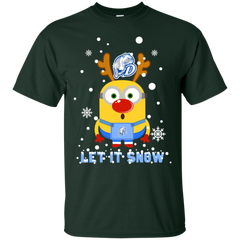 Minion Drake Bulldogs Ugly Christmas Sweaters Let It Snow Cotton T-Shirt - The White Eagles