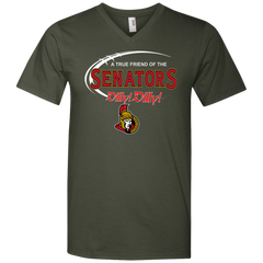 Dilly Dilly A True Friend Of The Ottawa Senators Men's V-Neck T-Shirt - The White Eagles