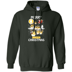 Oregon Ducks Ugly Christmas Sweaters Minions Santa Claus Merry Christmas Hoodie - The White Eagles
